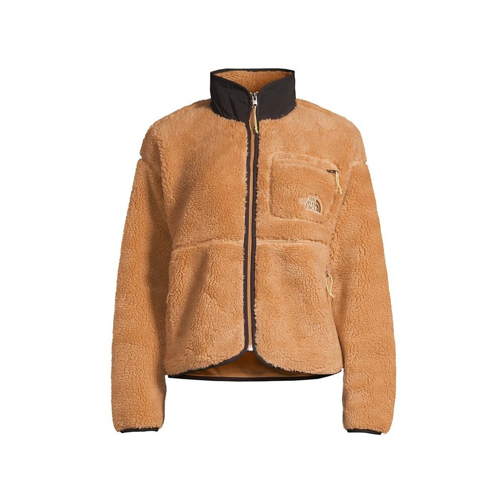 The North Face 'Extreme' Brown Pile Fleece Zip Jacket Size S